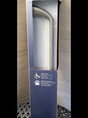 KOHLER Mistos 18 in. Curved Towel Bar in Vibrant Brushed Nickel